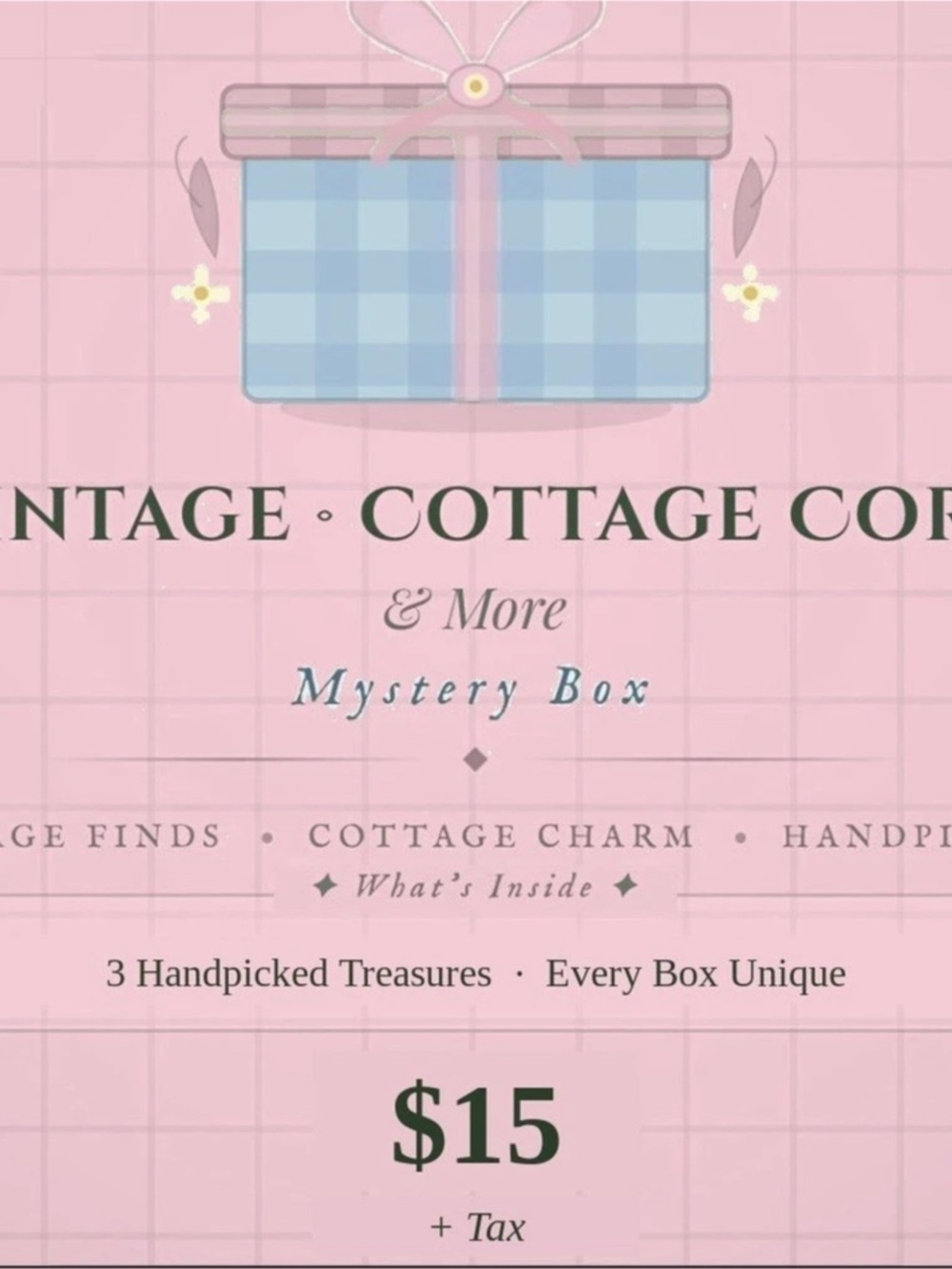Mystery Box 3 Handpicked Vintage Treasures